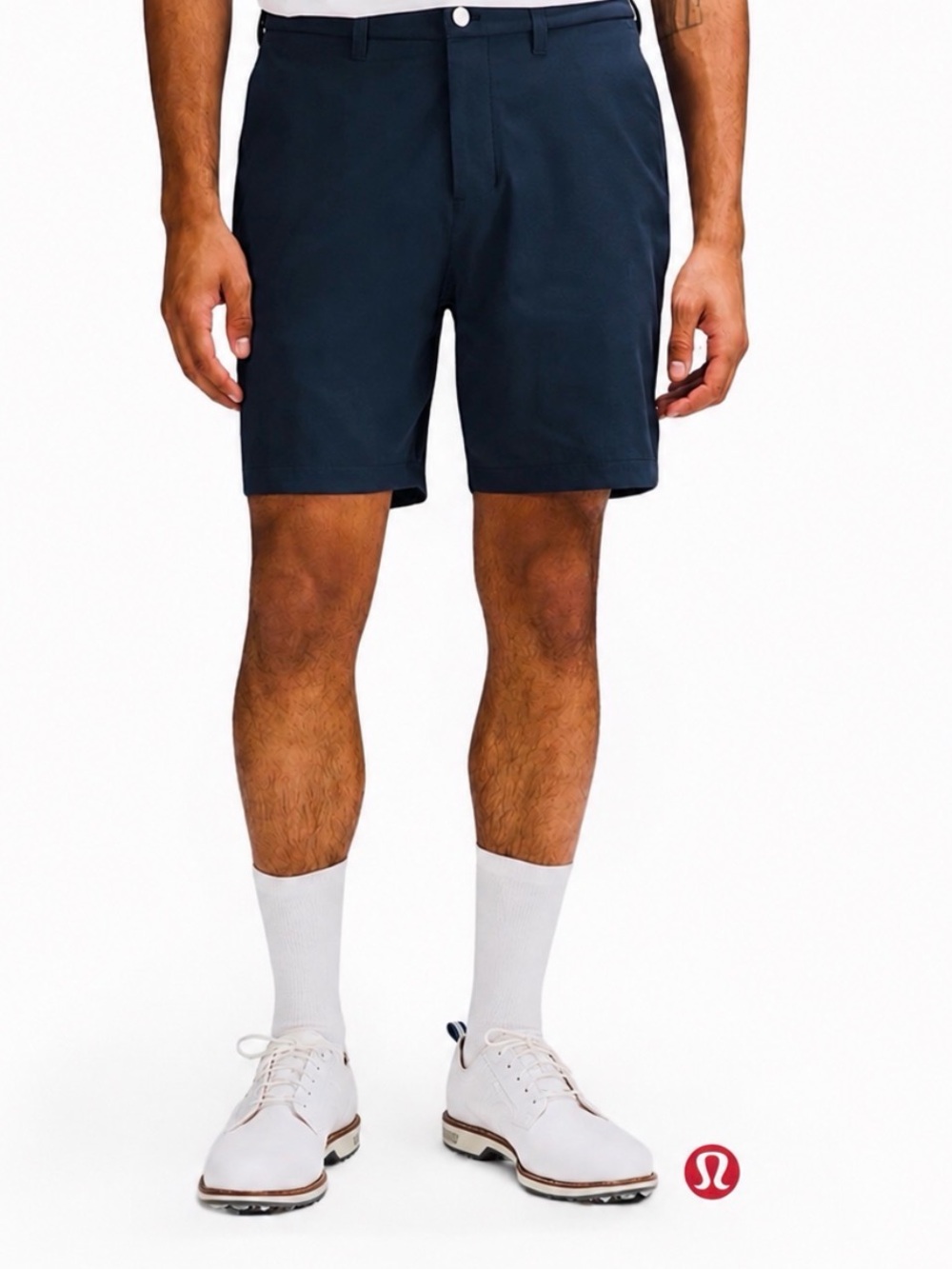 Lululemon Mens ABC Classic Fit Shorts 38 7.5 Warpstreme True Navy Golf NWOT